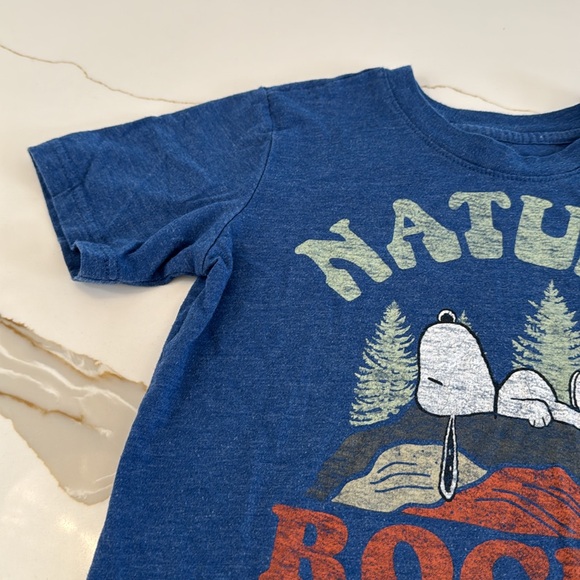 Snoopy Blue Nature Rocks Short Sleeve Tee - Picture 4 of 13